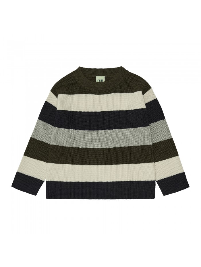 1122 AW Multi Striped Blouse