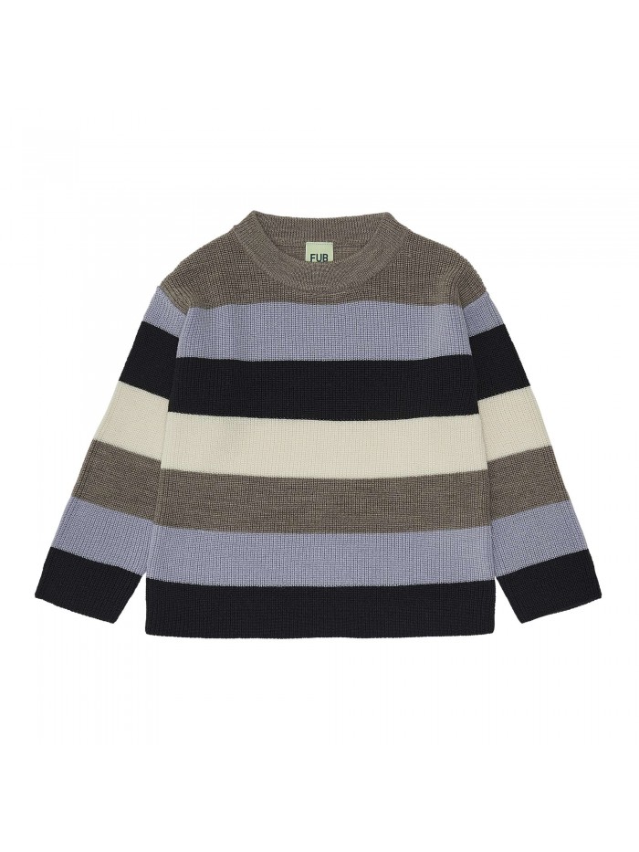 1122 AW Multi Striped Blouse