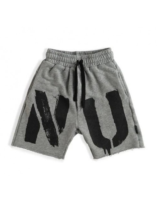 NU SWEATSHORTS HEATHER GREY