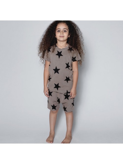 STAR SHORT LOUNGEWEAR EARTH BROWN