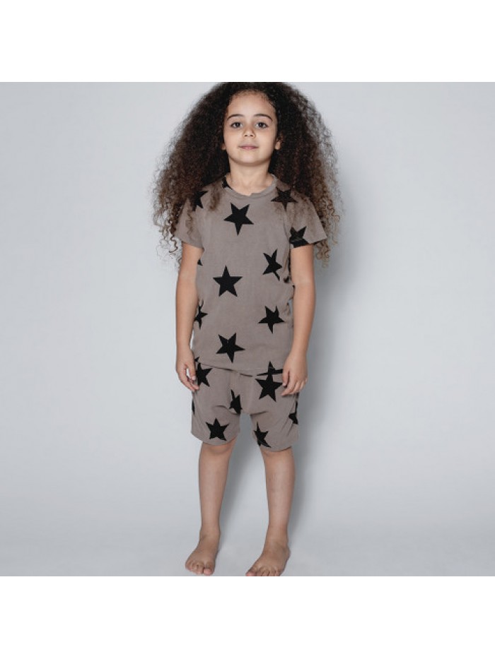 STAR SHORT LOUNGEWEAR EARTH BROWN