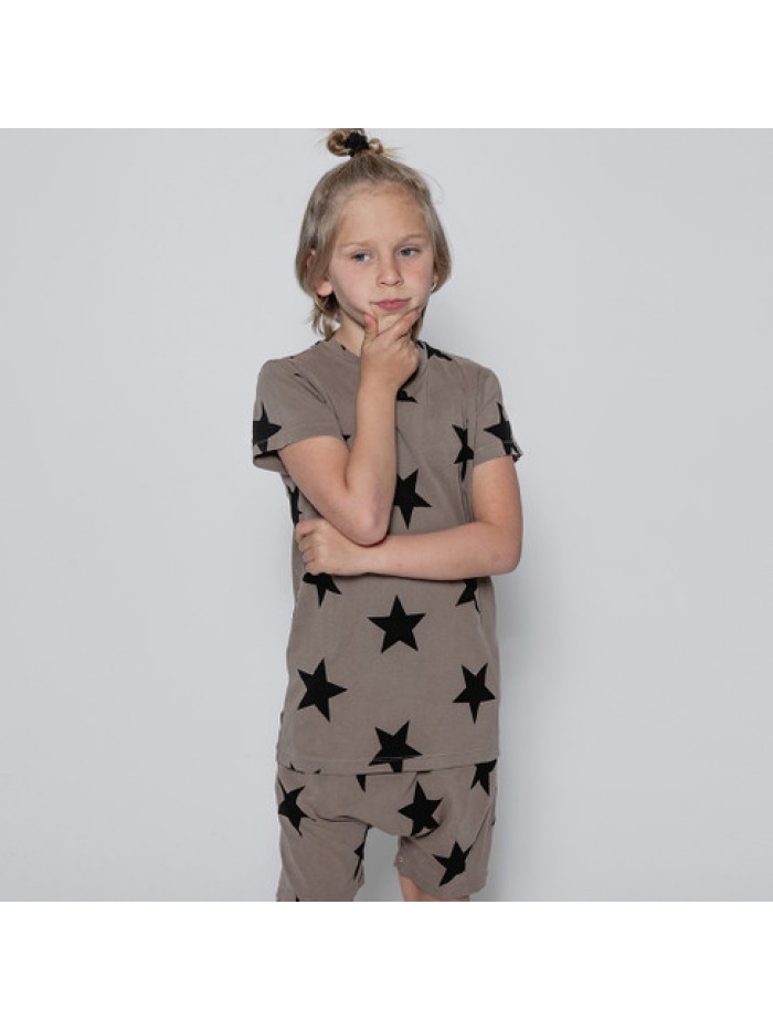 STAR SHORT LOUNGEWEAR EARTH BROWN