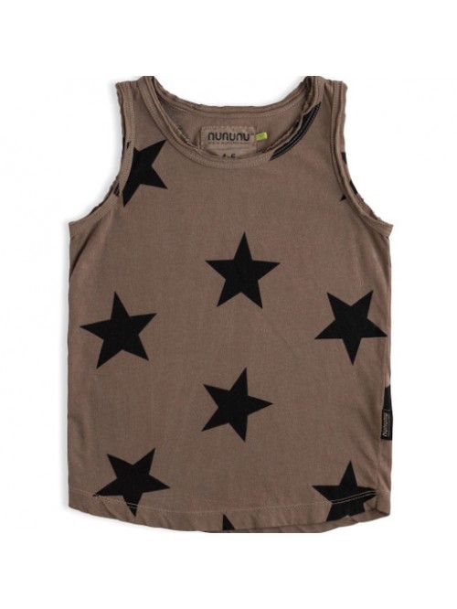 STAR TANK TOP EARTH BROWN