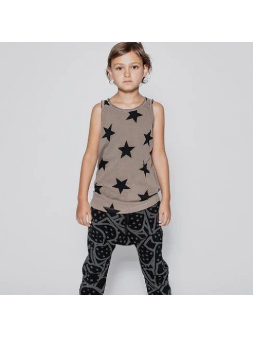 STAR TANK TOP EARTH BROWN