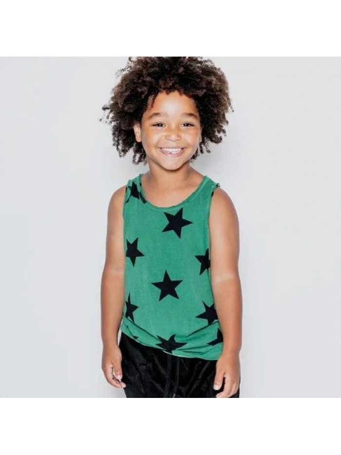 STAR TANK TOP MOSS GREEN