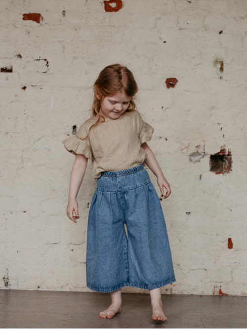 The Denim Culotte