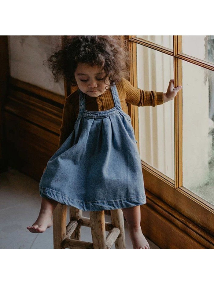 The Oversized Denim Pinafore