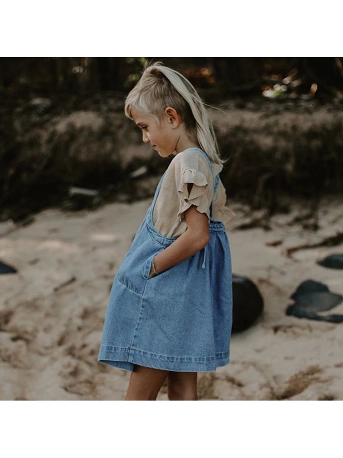 The Oversized Denim Pinafore