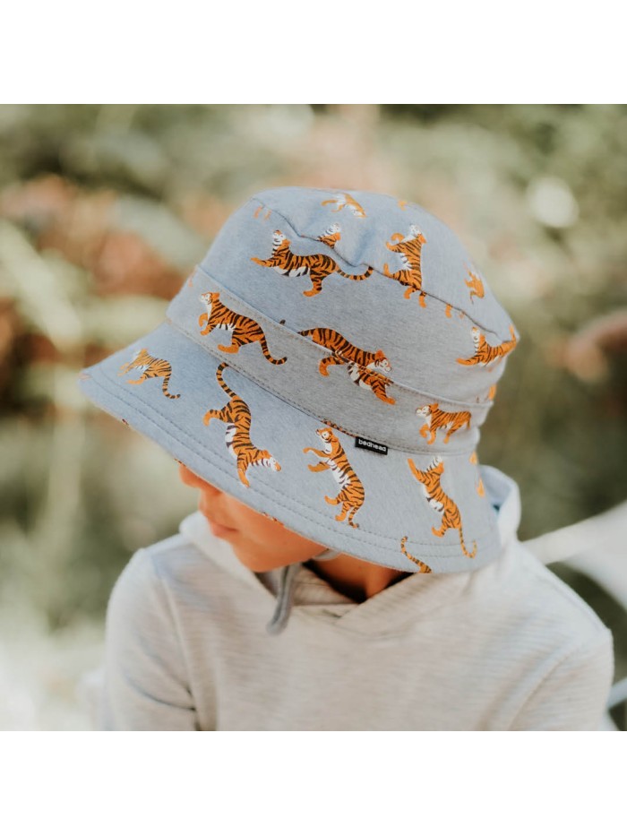 Kids Bucket Hat 'Tiger' Print