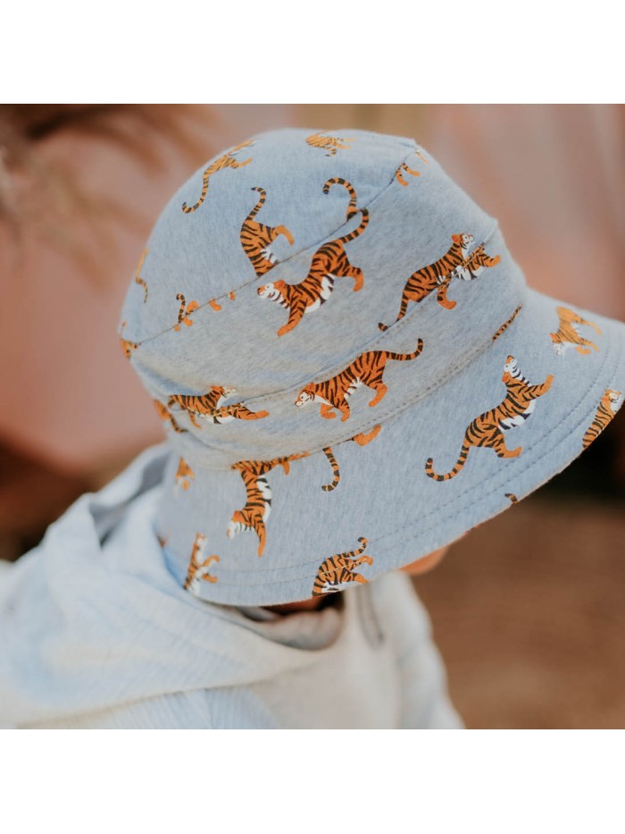 Kids Bucket Hat 'Tiger' Print