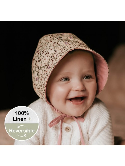 Seeker' Reversible Sun Bonnet - Lucy / Rosa