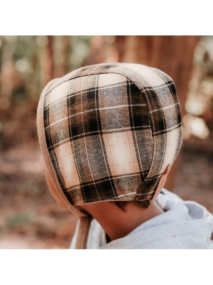 Reversible Sun Bonnet - Thomas / Taupe