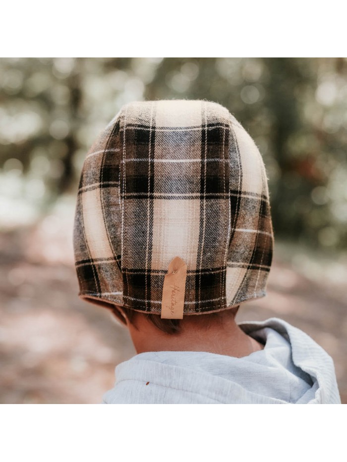 Reversible Sun Bonnet - Thomas / Taupe